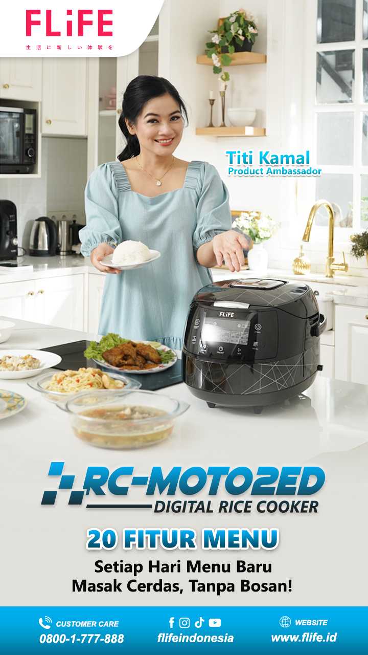 Digital Rice Cooker RC-MOTO2ED