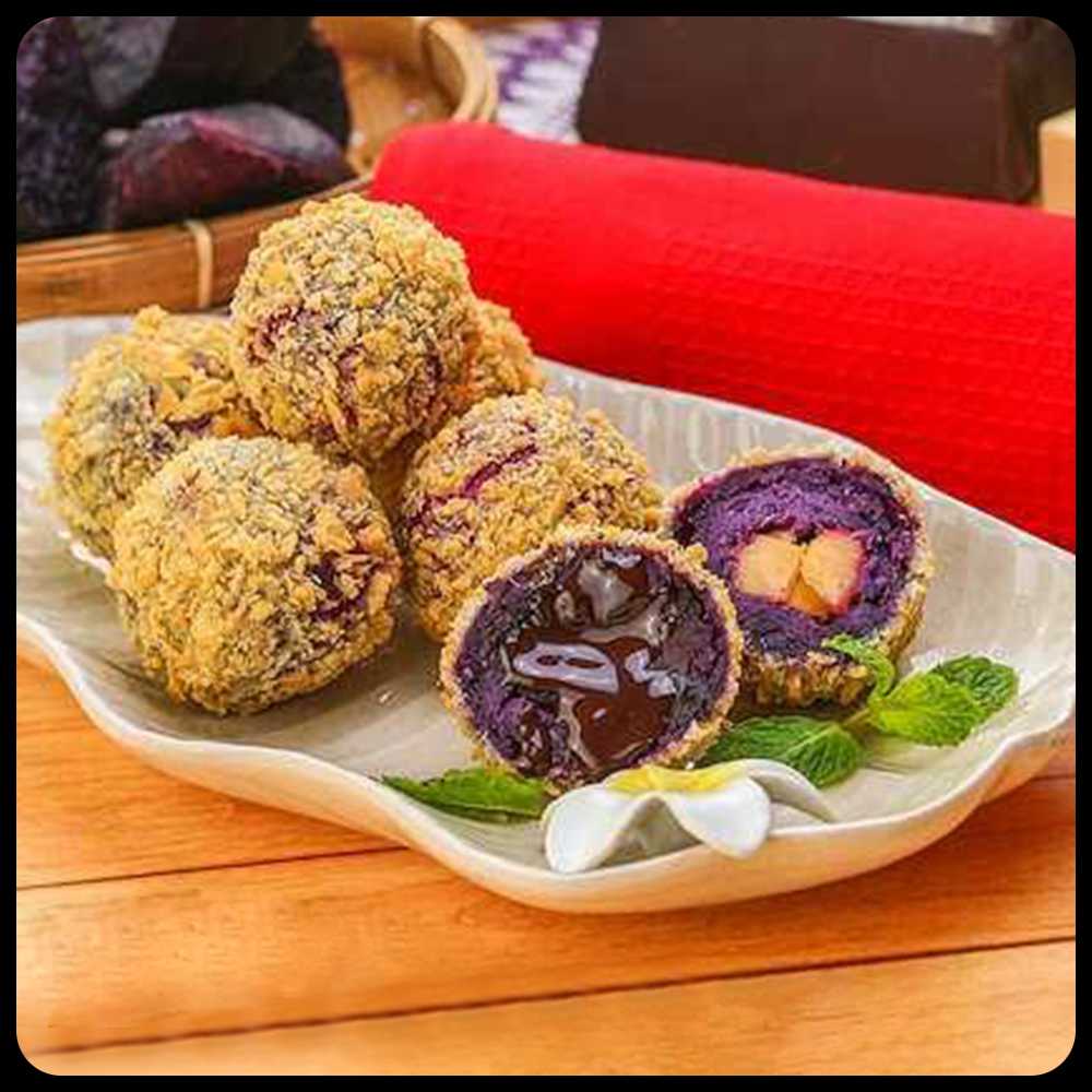 Bola Ubi Ungu Mozarella