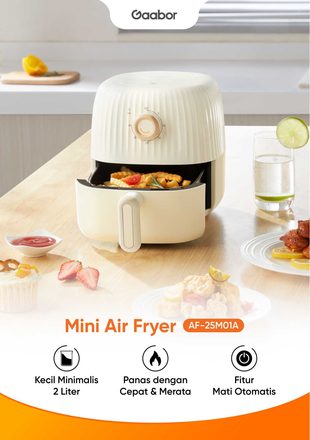 Air Fryer 2 Liter AF-25M01A